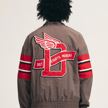 Wings Track Jacket - Grey/Red