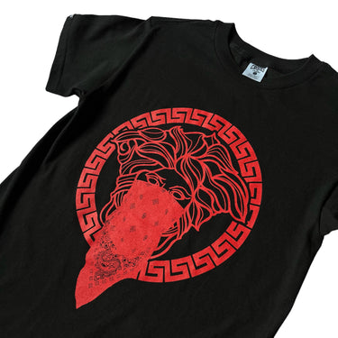 Medusa Red T-shirt - Black