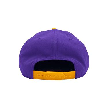 Don't Trip Six Panel Snapback Hat - Purple/Gold