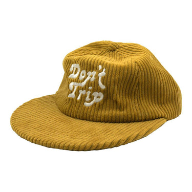 Don't Trip Fat Corduroy Hat - Mustard