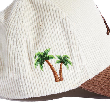Paradise LA Corduroy Hat - Cream/Brown