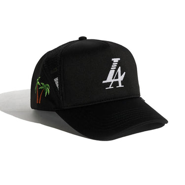 Paradise LA Trucker Hat - Black