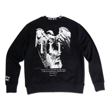 Angel Wings Crewneck - Black