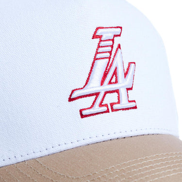 Paradise LA Hat - White/Tan/Red