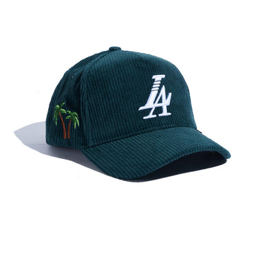 Paradise LA Corduroy Hat - Emerald Green