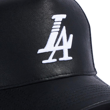 Paradise LA Leather Hat - Black