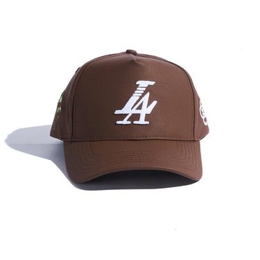 Paradise LA Leather Hat - Brown