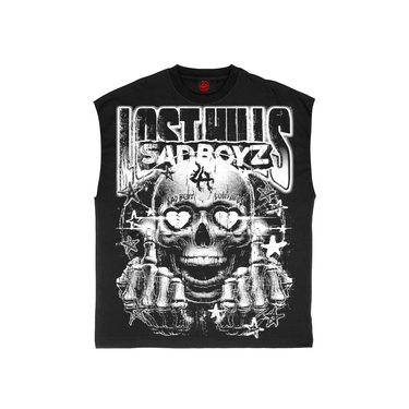 007 Cut Sleeves T-shirt - Black