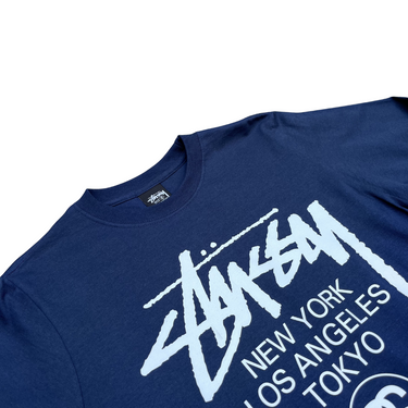 World Tour T-shirt L/S - Navy