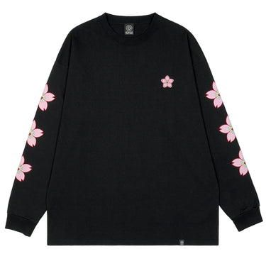 Murakami Cherry Blossoms L/S Tshirt - Black