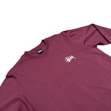 Basic Logo T-shirt L/S - Burgundy