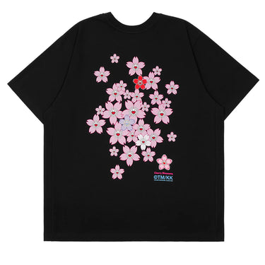 Murakami Cherry Blossoms S/S Tshirts-A - Black