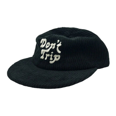 Don't Trip Fat Corduroy Hat - Black