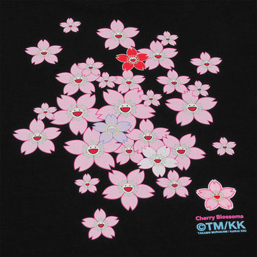 Murakami Cherry Blossoms S/S Tshirts-A - Black