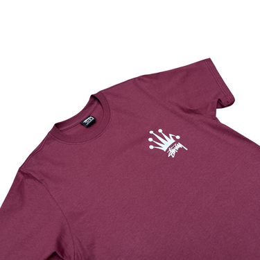 Regal Crown T-shirt - Burgundy