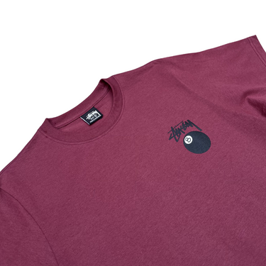 8 Ball T-shirt - Burgundy