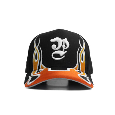 P Flames - Black Snapback