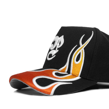 P Flames - Black Snapback