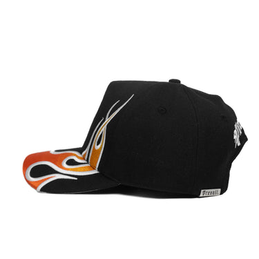 P Flames - Black Snapback