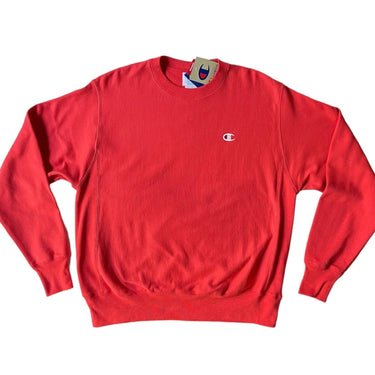 Reverse Weave Crewneck - Salmon