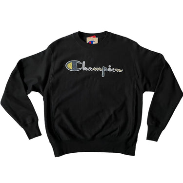 Reverse Weave Crewneck - Black