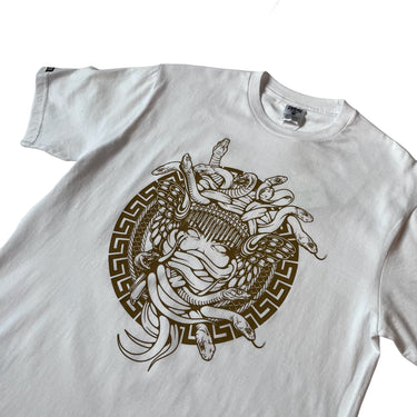 Medusa Gold T-shirt - White