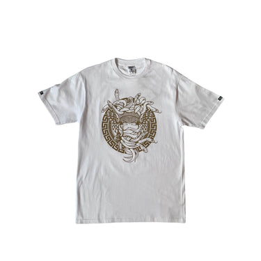 Medusa Gold T-shirt - White