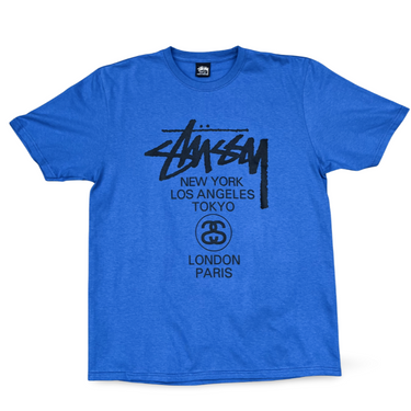 World Tour T-shirt - Baby Blue