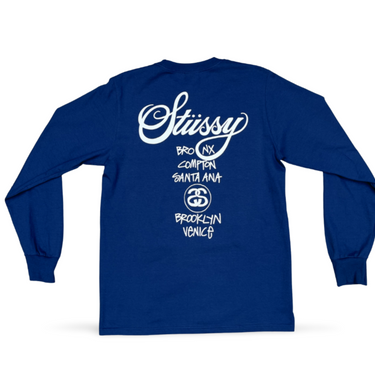 World Tour T-shirt L/S - Navy