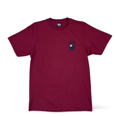 8 Ball T-shirt - Burgundy