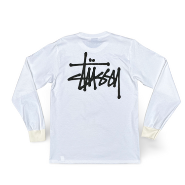 Basic Logo T-shirt L/S - White