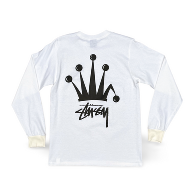 Regal Crown T-shirt L/S - White