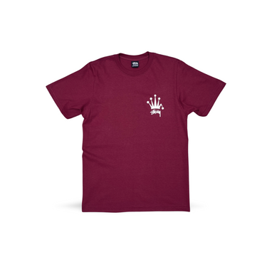 Regal Crown T-shirt - Burgundy