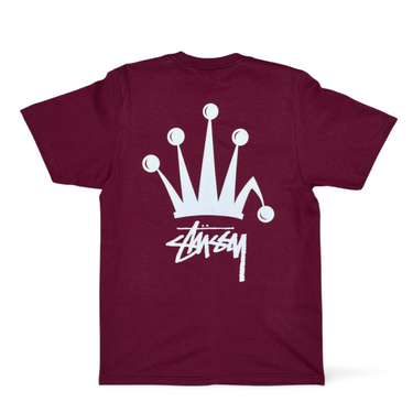 Regal Crown T-shirt - Burgundy