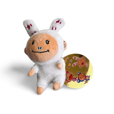 Seated Kai Kai Plush Toy - White