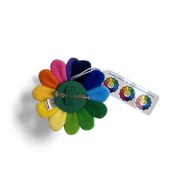 Flower Pin - White Multi