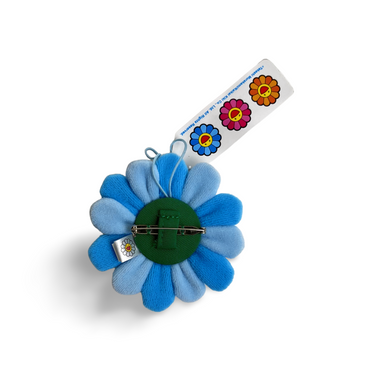 Flower Pin - Blue