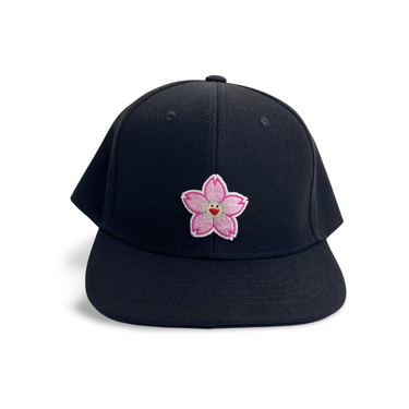Murakami Cherry Blossoms Hat - Black