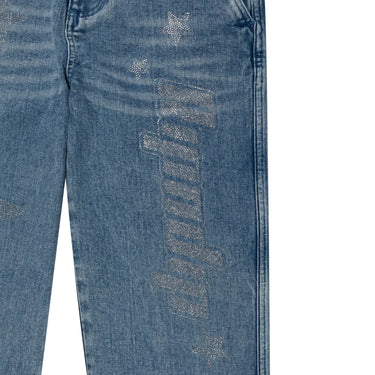 Kawaii Nerm Womens Wide Leg Denim Jeans