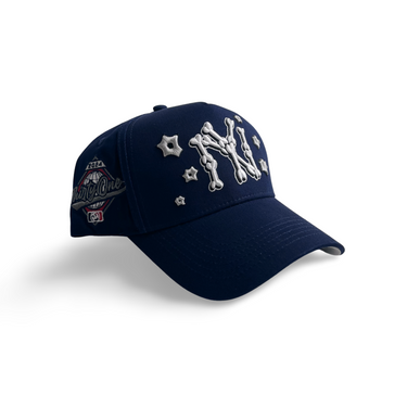 NY Bones Hat - Navy