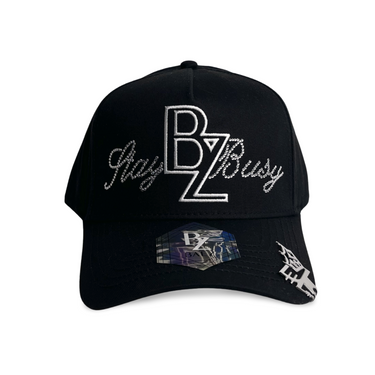 Busy Crystals Hat - Black
