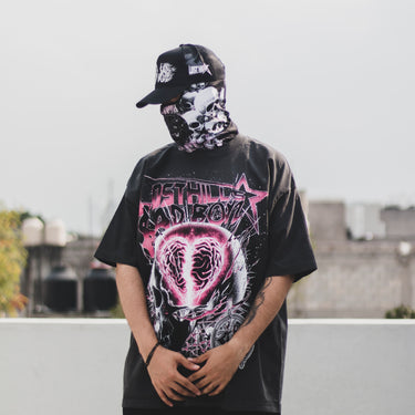 002 T-shirt - Washed Black