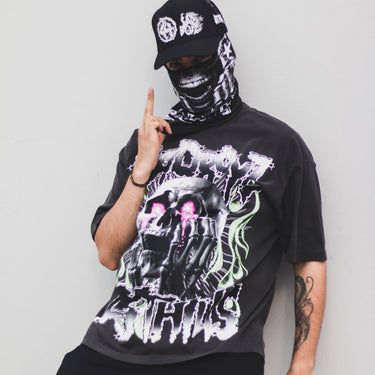 004 T-shirt - Washed Black