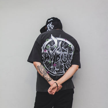 004 T-shirt - Washed Black