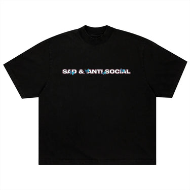 x Sadboyz Sad And Antisocial T-shirt - Black