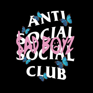 x Sadboyz Sad And Antisocial T-shirt - Black