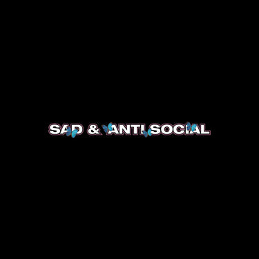 x Sadboyz Sad And Antisocial T-shirt - Black