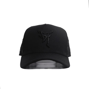 (Preventa) LA Crystals Monogram - Black Snapback