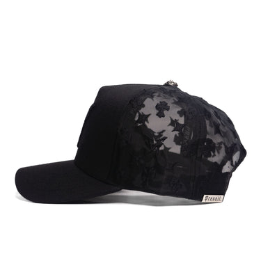(Preventa) LA Crystals Monogram - Black Snapback