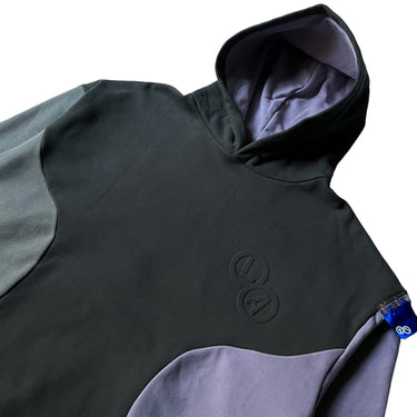 Standard Puff Embossed Hoodie - Black/Plum/Slate